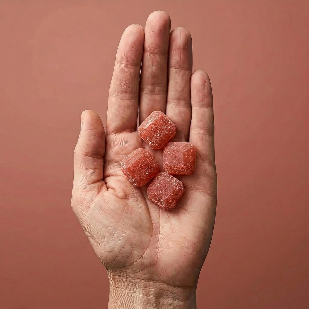 creatine gummies in hand