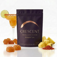 Pineapple Tajín creatine gummies pouch with pineapple and chili