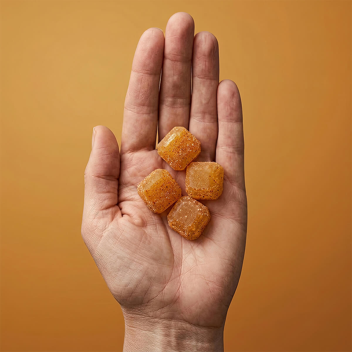 creatine gummies in hand